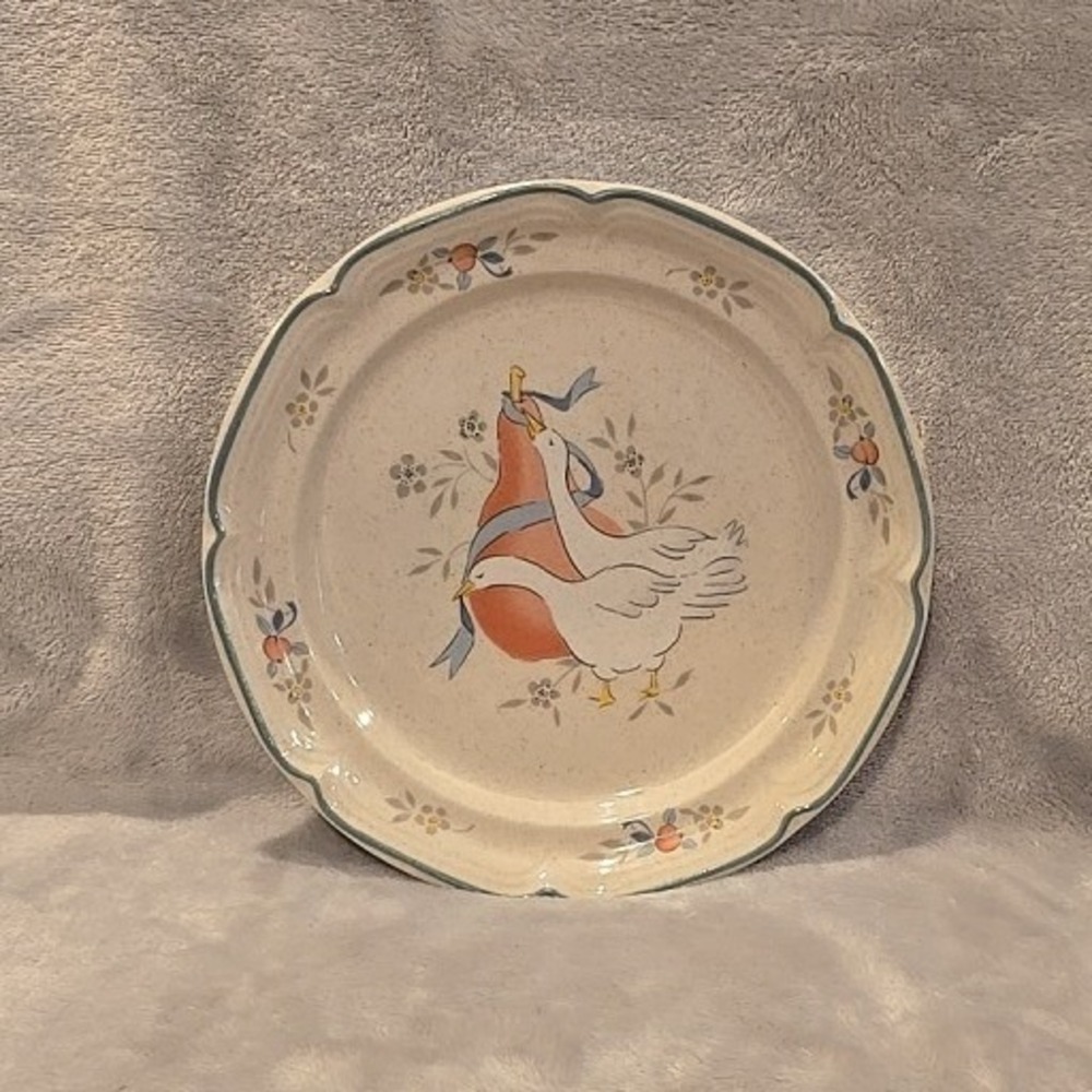 International China Marmalade 8011 Salad Plates Set of 2 Country Geese Japan